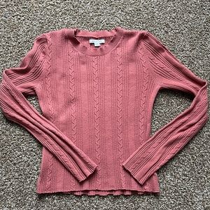 womens medium American Eagle blush pink long sleeve